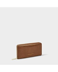 Katie Loxton Cara Faux Croc Curve Purse - Cognac